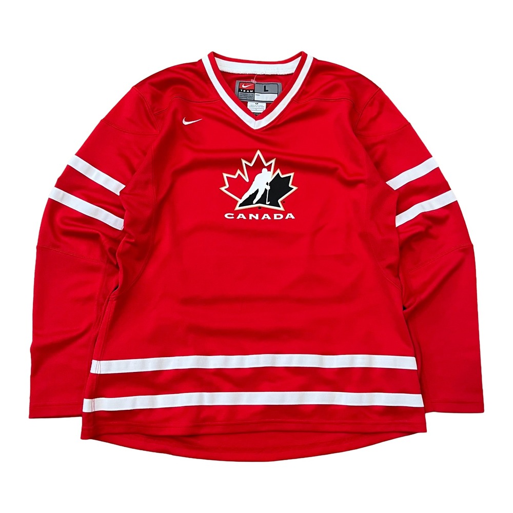 Nike Team Canada Hockey Jersey Horvat 11 Olympic Red White Mens Size L